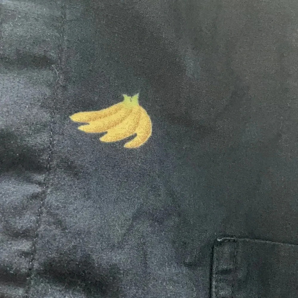 Visive Novelty bananas Print Short Sleeve Button Down, navy blue. Men’s 2 XL - Picture 9 of 10